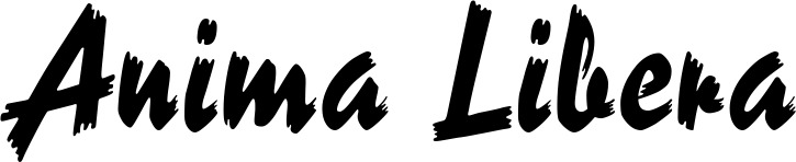 Vorschau des Bootsnamens "Anima Libera" als Schriftzug für "Bootsbeschriftung Neu 10"