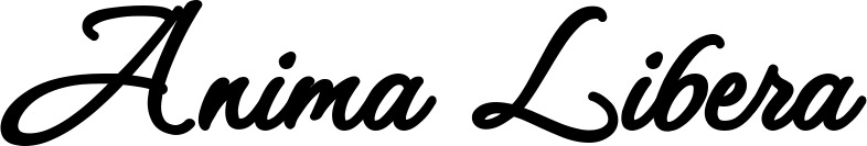 Vorschau des Bootsnamens "Anima Libera" als Schriftzug für "Bootsbeschriftung Klassisch 111"