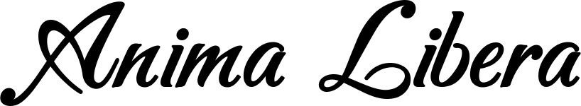 Vorschau des Bootsnamens "Anima Libera" als Schriftzug für "Bootsbeschriftung Klassisch 50"