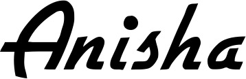 Bootsname 'Anisha' angezeigt als 'Bootsbeschriftung Klassisch 66'
