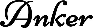 Vorschau des Bootsnamens "Anker" als Schriftzug für "Bootsbeschriftung Klassisch 84"