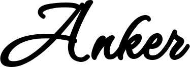 Vorschau des Bootsnamens "Anker" als Schriftzug für "Bootsbeschriftung Klassisch 111"