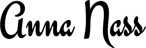 Vorschau des Bootsnamens "Anna Nass" als Schriftzug für "Bootsbeschriftung Klassisch 63"
