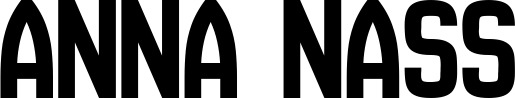 Vorschau des Bootsnamens "Anna Nass" als Schriftzug für "Bootsbeschriftung Neu 58"
