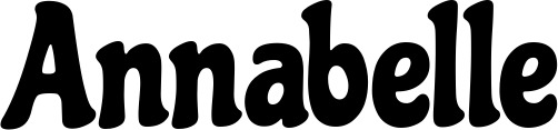 Vorschau des Bootsnamens "Annabelle" als Schriftzug für "Bootsbeschriftung Neu 41"