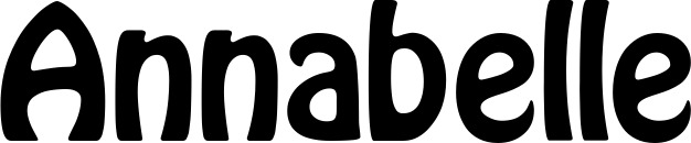 Vorschau des Bootsnamens "Annabelle" als Schriftzug für "Bootsbeschriftung Fett 01"