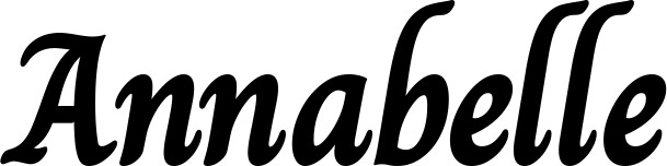 Vorschau des Bootsnamens "Annabelle" als Schriftzug für "Bootsbeschriftung Klassisch 51"