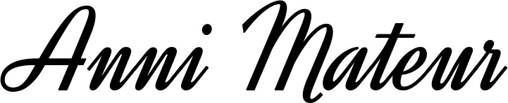 Vorschau des Bootsnamens "Anni Mateur" als Schriftzug für "Bootsbeschriftung Klassisch 44"