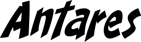 Vorschau des Bootsnamens "Antares" als Schriftzug für "Bootsbeschriftung Klassisch 31"