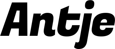 Vorschau des Bootsnamens "Antje" als Schriftzug für "Bootsbeschriftung Kursiv 04"