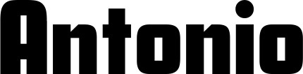 Vorschau des Bootsnamens "Antonio" als Schriftzug für "Bootsbeschriftung Neu 11"