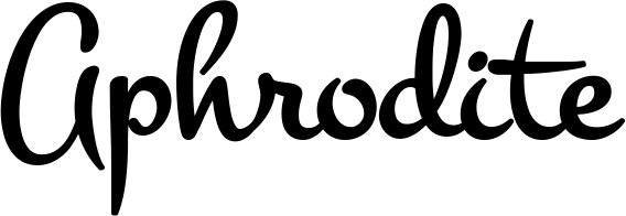 Vorschau des Bootsnamens "Aphrodite" als Schriftzug für "Bootsbeschriftung Klassisch 81"