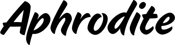 Vorschau des Bootsnamens "Aphrodite" als Schriftzug für "Style Klassisch 19"