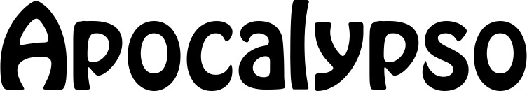 Vorschau des Bootsnamens "Apocalypso" als Schriftzug für "Bootsbeschriftung Fett 01"