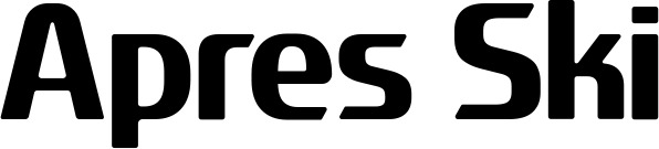 Vorschau des Bootsnamens "Apres Ski" als Schriftzug für "Bootsbeschriftung Fett 22"