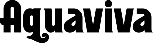 Vorschau des Bootsnamens "Aquaviva" als Schriftzug für "Bootsbeschriftung Neu 32"