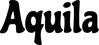 Vorschau des Bootsnamens "Aquila" als Schriftzug für "Bootsbeschriftung Klassisch 53"