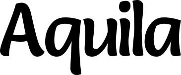 Vorschau des Bootsnamens "Aquila" als Schriftzug für "Bootsbeschriftung Klassisch 94"