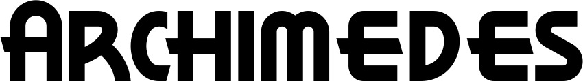 Vorschau des Bootsnamens "Archimedes" als Schriftzug für "Bootsbeschriftung Neu 26"