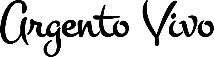 Vorschau des Bootsnamens "Argento Vivo" als Schriftzug für "Bootsbeschriftung Klassisch 81"