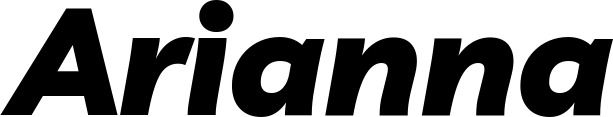 Vorschau des Bootsnamens "Arianna" als Schriftzug für "Bootsbeschriftung Kursiv 06"