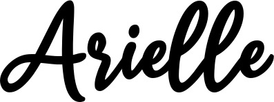 Bootsname 'Arielle' angezeigt als 'Bootsbeschriftung Klassisch 74'