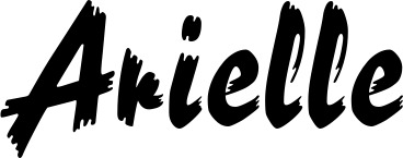 Vorschau des Bootsnamens "Arielle" als Schriftzug für "Style Neu 10"