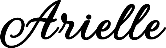 Vorschau des Bootsnamens "Arielle" als Schriftzug für "Bootsbeschriftung Klassisch 69"