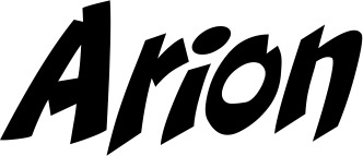 Vorschau des Bootsnamens "Arion" als Schriftzug für "Bootsbeschriftung Klassisch 31"