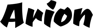 Vorschau des Bootsnamens "Arion" als Schriftzug für "Bootsbeschriftung Neu 39"