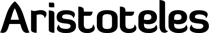 Vorschau des Bootsnamens "Aristoteles" als Schriftzug für "Bootsbeschriftung Normal 06"