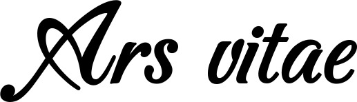 Vorschau des Bootsnamens "Ars vitae" als Schriftzug für "Bootsbeschriftung Klassisch 50"