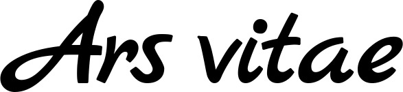 Vorschau des Bootsnamens "Ars vitae" als Schriftzug für "Bootsbeschriftung Klassisch 77"