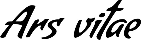 Bootsname 'Ars vitae' angezeigt als 'Bootsbeschriftung Klassisch 57'