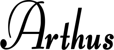 Vorschau des Bootsnamens "Arthus" als Schriftzug für "Style Klassisch 76"