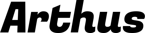 Vorschau des Bootsnamens "Arthus" als Schriftzug für "Bootsbeschriftung Kursiv 04"