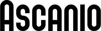 Vorschau des Bootsnamens "Ascanio" als Schriftzug für "Bootsbeschriftung Neu 43"