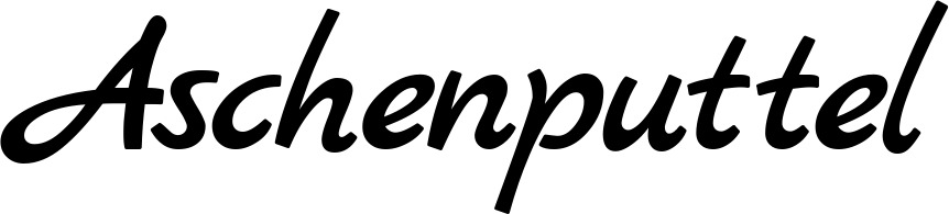 Vorschau des Bootsnamens "Aschenputtel" als Schriftzug für "Bootsbeschriftung Klassisch 77"