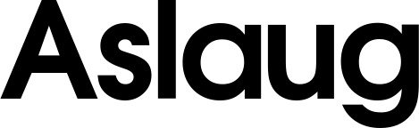 Vorschau des Bootsnamens "Aslaug" als Schriftzug für "Bootsbeschriftung Fett 17"
