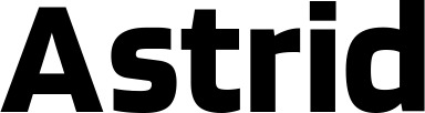 Vorschau des Bootsnamens "Astrid" als Schriftzug für "Bootsbeschriftung Neu 35"