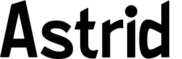 Vorschau des Bootsnamens "Astrid" als Schriftzug für "Bootsbeschriftung Neu 66"