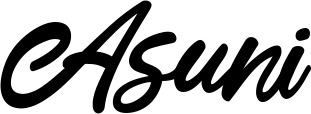Vorschau des Bootsnamens "Asuni" als Schriftzug für "Bootsbeschriftung Klassisch 102"