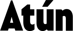 Vorschau des Bootsnamens "Atún" als Schriftzug für "Bootsbeschriftung Fett 24"