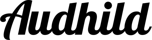 Vorschau des Bootsnamens "Audhild" als Schriftzug für "Bootsbeschriftung Neu 60"