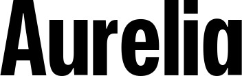 Vorschau des Bootsnamens "Aurelia" als Schriftzug für "Bootsbeschriftung Fett 25"