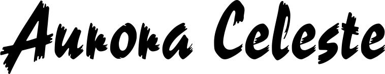 Vorschau des Bootsnamens "Aurora Celeste" als Schriftzug für "Bootsbeschriftung Neu 10"