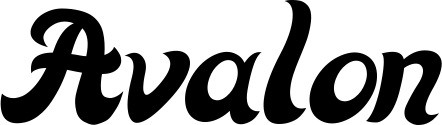 Bootsname 'Avalon' angezeigt als 'Bootsbeschriftung Klassisch 33'
