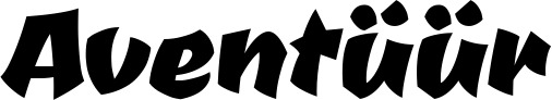 Vorschau des Bootsnamens "Aventüür" als Schriftzug für "Bootsbeschriftung Neu 39"