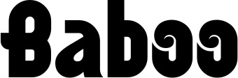 Vorschau des Bootsnamens "Baboo" als Schriftzug für "Bootsbeschriftung Neu 32"