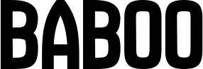 Vorschau des Bootsnamens "Baboo" als Schriftzug für "Bootsbeschriftung Neu 58"